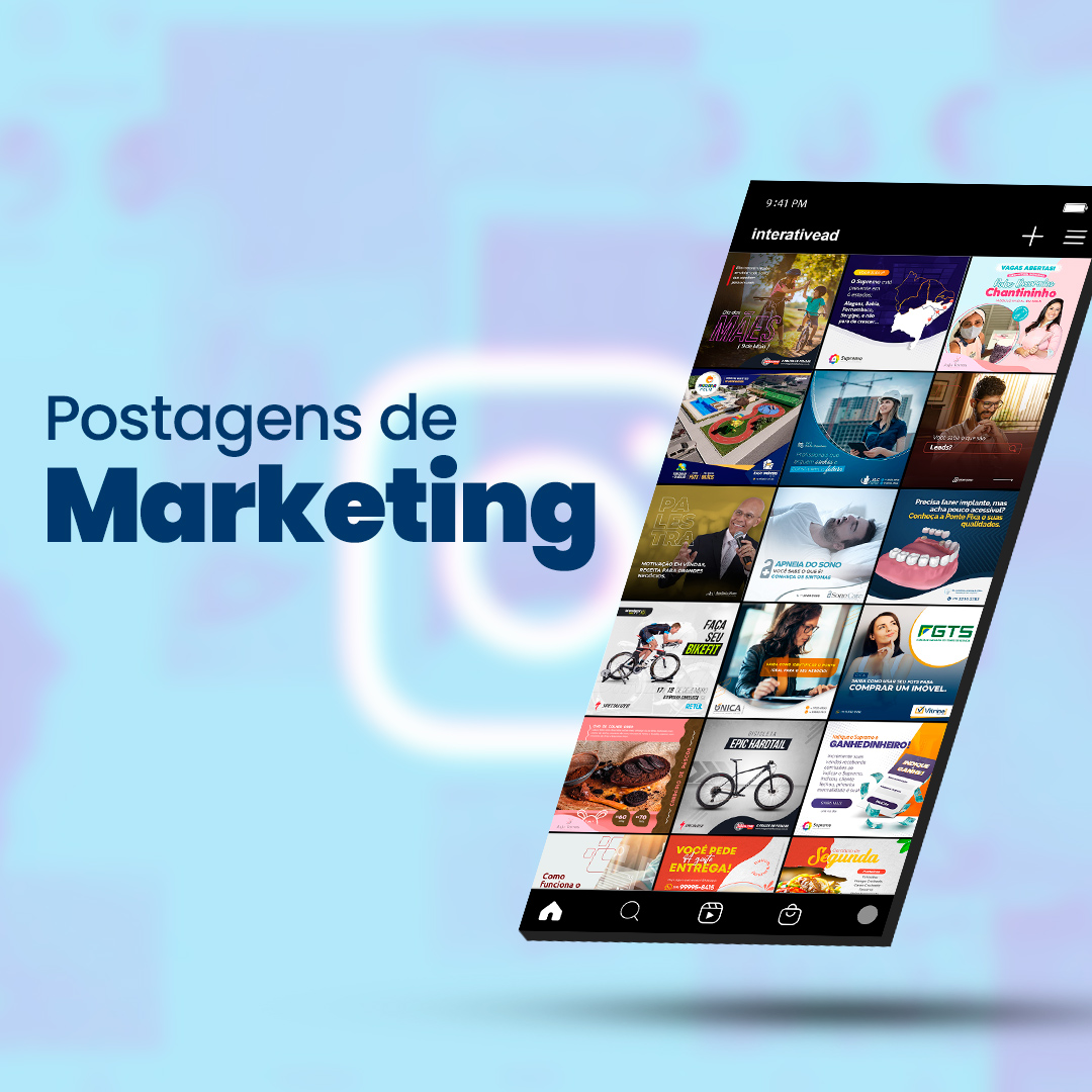 Postagens de clientes de Marketing Digital